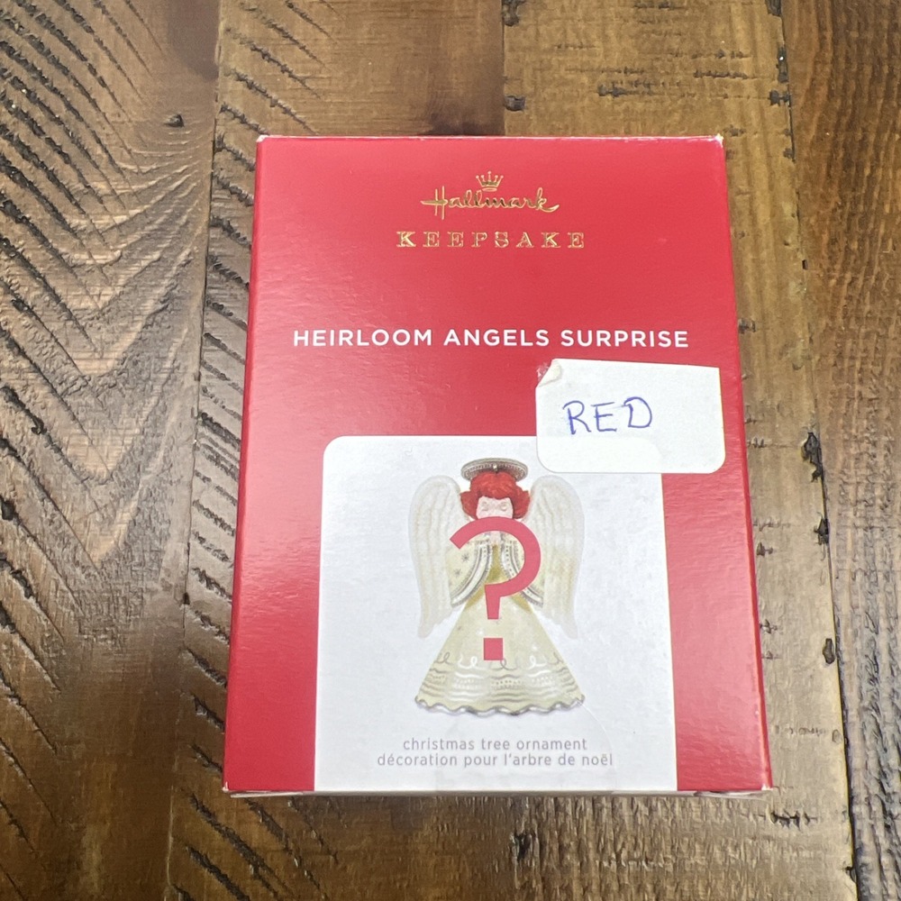 Hallmark Keepsake Ornament Heirloom Angel Surprise Red 2021